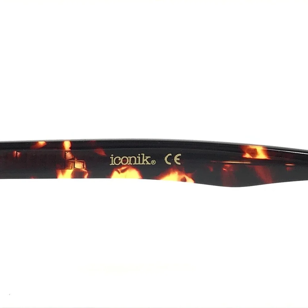 Iconik Eyeglasses Frames Kaylen C02 Brown Tortoise Square Full Rim 49-19-145